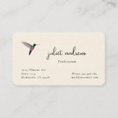 ハミングバード 名刺 (正面)