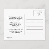 ハミングバード | 引っ越しましたの変更 案内ポストカード (裏面)