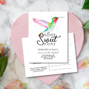 ハミングバード   引っ越しましたの変更 案内ポストカード