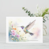 ハミングバード 招待状 (スタンド正面)