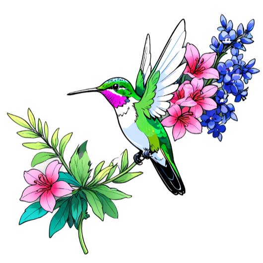 ハミングバード:自然の空中宝石 Tシャツ