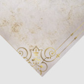 ハミングバード、花とスクロール作業の切り離し 薄葉紙 (詳細)