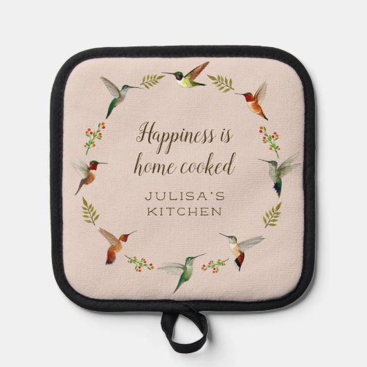 ハミングバード 鍋敷き (正面)