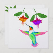 ハミングバード – SRF 招待状 (正面/裏面)