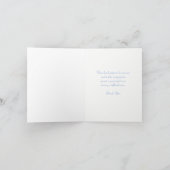 ハミングバード Sympathy お礼のカード サンキューカード (内部)