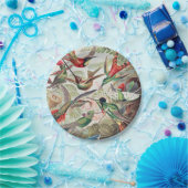 ハミングバード， Trochilidae Kolibris著Ernst Haeckel ペーパープレート (パーティー)