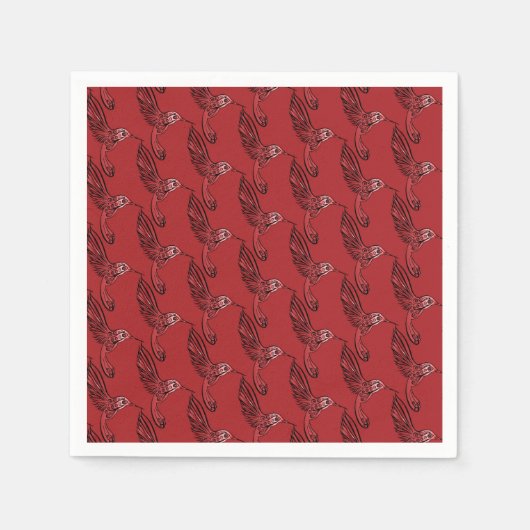 ハミングバードII スタンダードカクテルナプキン (正面)