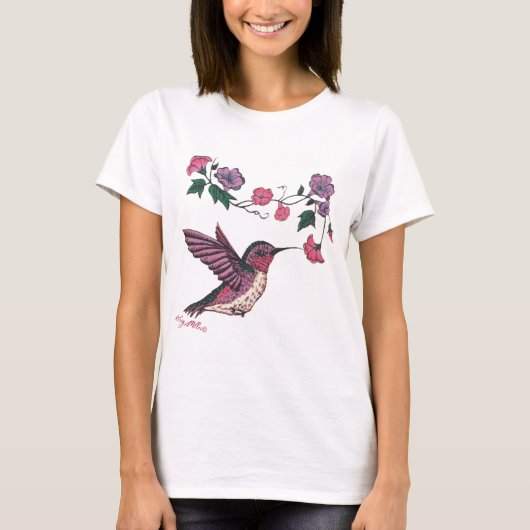ハミングバードTシャツ Tシャツ (正面)