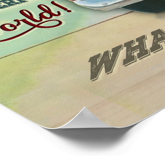 ハミングバードwhat a素晴らしい世界引っ越し祝いパーティー ポスター (角)