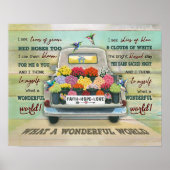 ハミングバードwhat a素晴らしい世界引っ越し祝いパーティー ポスター (正面)