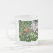 ハミングバ澄んードウィングモスオンモナルダ フロストグラスマグカップ (左)