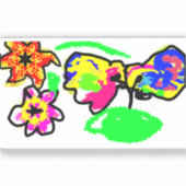 ハミングバ結婚ーズ シール (正面)