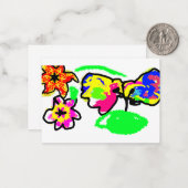 ハミングバ結婚ーズ ノートカード (正面/裏面インサイチュ)