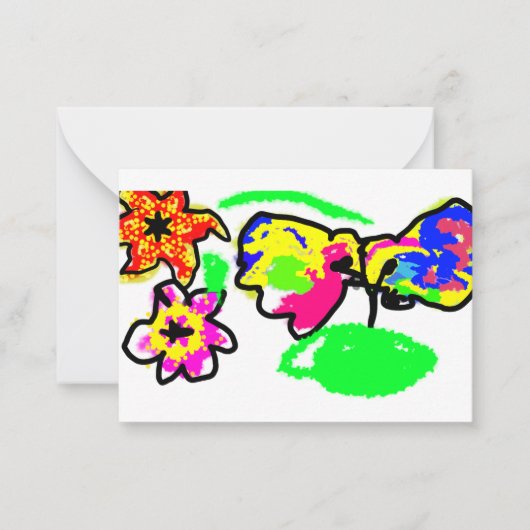 ハミングバ結婚ーズ ノートカード (正面)