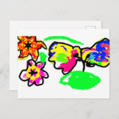 ハミングバ結婚ーズ ポストカード (正面/裏面)