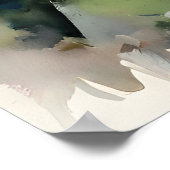 ハミングバ縁どードとテリアの子犬 ポスター (角)