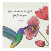 ハミングバ考えードで宗教的な花 フォトキューブ (右)