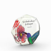 ハミングバ考えードで宗教的な花 フォトブロック (左)