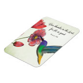 ハミングバ考えードで宗教的な花 マグネット (左側)