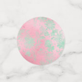 ハミングバ華美ードミントグリーンピンク金ゴールドありがとう コンフェッティ (スモール正面)