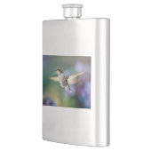 ハミングバ飛んでいるッド フラスク (左)