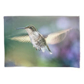 ハミングバ飛んでいるッド 枕カバー (正面)