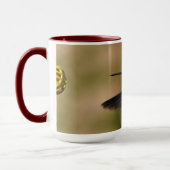 ハミングバ飛んでいるードコーヒーマグ マグカップ (左)