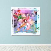 ハミングフローラ キャンバスプリント (インサイチュ (ウッドフロア))