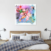 ハミングフローラ キャンバスプリント (インサイチュ (寝室))