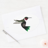 ハミング楕円シール 楕円形シール (封筒)