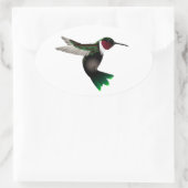 ハミング楕円シール 楕円形シール (バッグ)