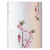 ハミング鳥とハナミズキ テーブルクロス (正面)