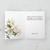 ハミング鳥のハグウッド復活祭の挨拶 シーズンカード (内部)