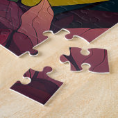 ハミング鳥ステンドグラス ジグソーパズル (側面)