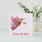 ハミング鳥飛んでいるハッピーバースデー (スタンド正面)