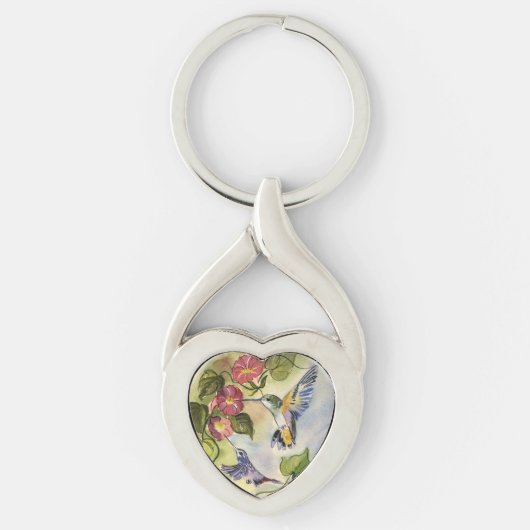 ハミング鳥 キーホルダー (正面)