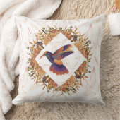 ハミング鳥 クッション (ブランケット)