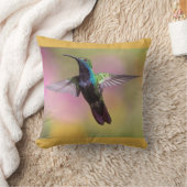 ハミング鳥 クッション (ブランケット)