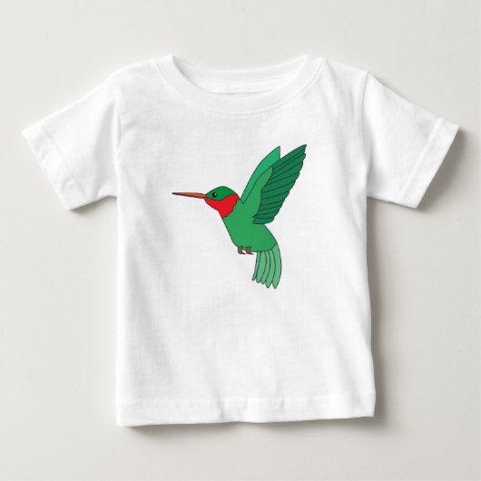 ハミング鳥 ベビーTシャツ (正面)