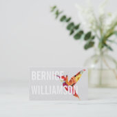 ハミング鳥 | 花III 名刺 (スタンド正面)