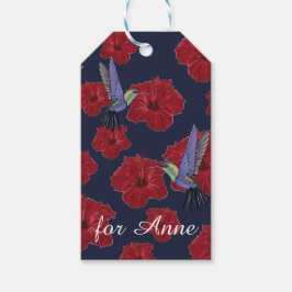 ハミンバーズハイビスカスフローラアーカスタムト ギフトタグ