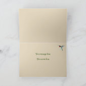 ハミンパーソナライズされたグバードクリスマス カード (内部)