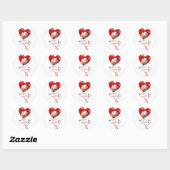 ハミー誕生日シール ラウンドシール (シート)