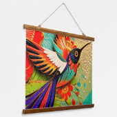 ハミ忙しドリ 吊り下げ型タペストリー (傾斜あり)