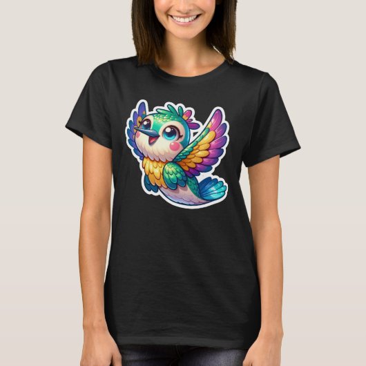 ハミ鮮やかドリ Tシャツ (正面)