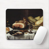 ハムが付いている静物画 マウスパッド (マウス)