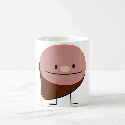 ハムの休日蛋白質の蜂蜜の焼いたなスモークポーク コーヒーマグカップ (中央)