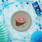 ハムの休日蛋白質の蜂蜜の焼いたなスモークポーク ペーパープレート (パーティー)