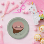 ハムの休日蛋白質の蜂蜜の焼いたなスモークポーク ペーパープレート (パーティー)