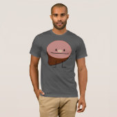 ハムの休日蛋白質の蜂蜜の焼いたなスモークポーク Tシャツ (正面フル)